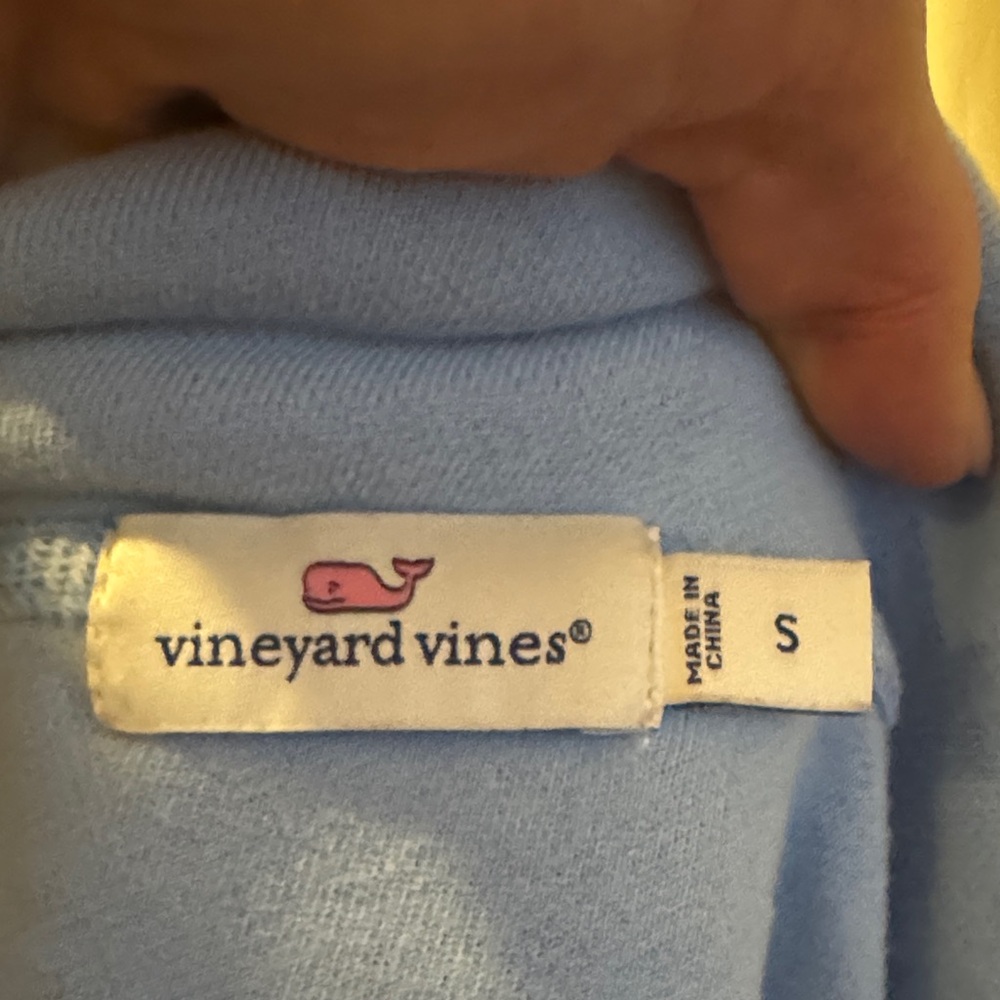 Vineyard Vines Women's Blue Striped Zipper Jacket Pullover light jacket - Picture 7 of 9